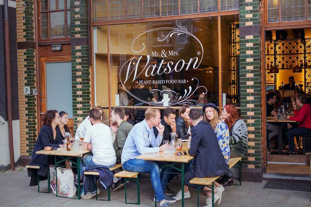 Het terras van Mr. & Mrs. Watson