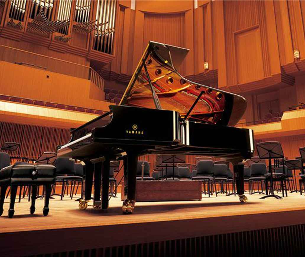 Een piano van Yamaha
